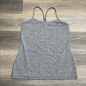 (23) Lululemon Grey Tank